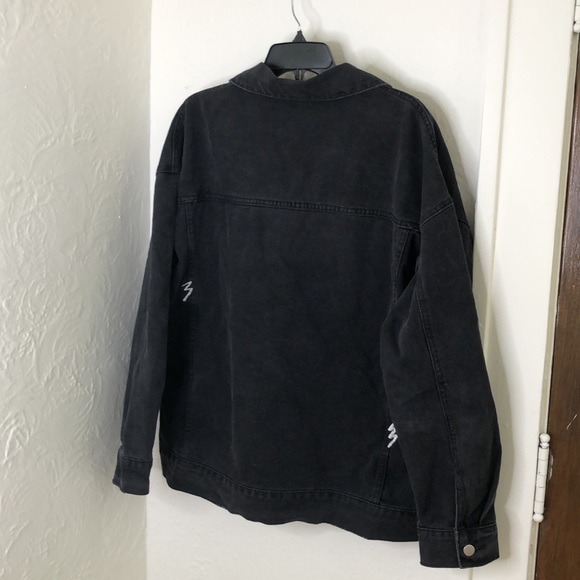 MACY MCCOY Black Denim Designer Jacket - Picture 6 of 6